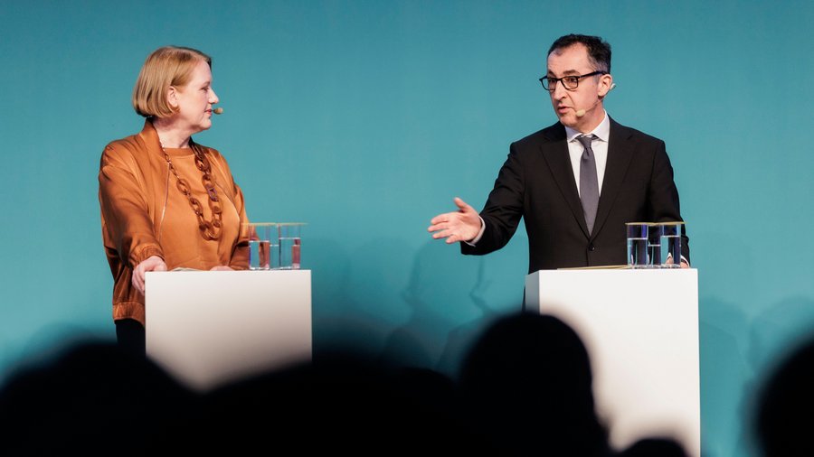 Bundeslandwirtschaftsminister Cem Özdemir mit Bundesfamilienministerin Lisa Paus.